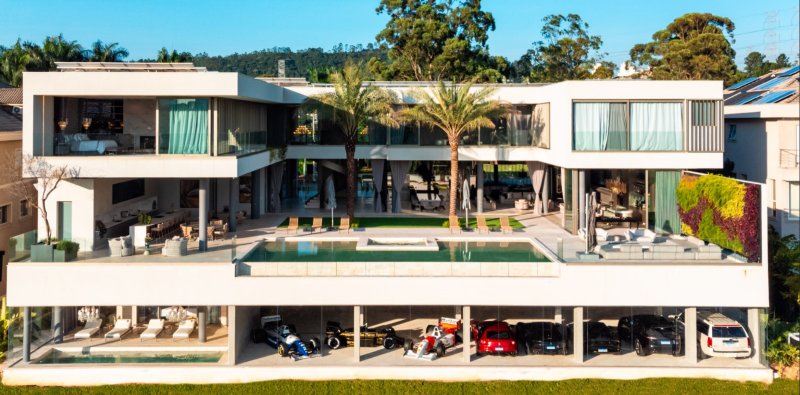 MANSÃO A VENDA EXCLUSIVA ÚNICA - 3.323M² ÁREA CONSTRUÍDA - MOBILIADA E DECORADA ASSINADA! Alameda Seul Santana de Parnaíba - 