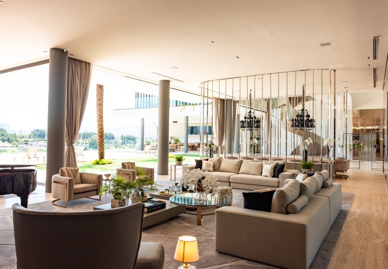 MANSÃO A VENDA EXCLUSIVA ÚNICA - 3.323M² ÁREA CONSTRUÍDA - MOBILIADA E DECORADA ASSINADA! Alameda Seul Santana de Parnaíba - 