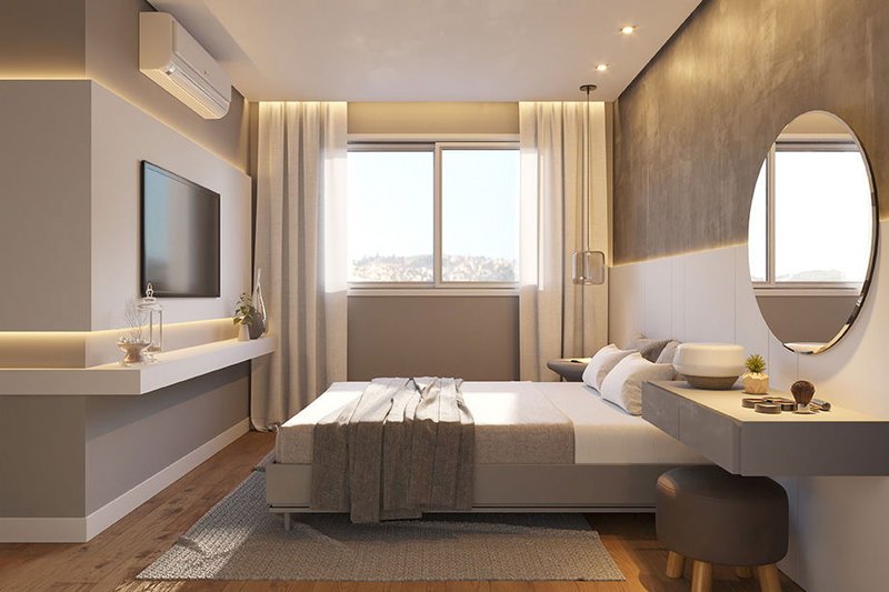 Apartamento com suíte no Jardim Botânico Rua Chile Porto Alegre - 