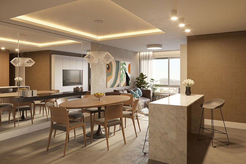 Apartamento com suíte no Jardim Botânico Rua Chile Porto Alegre - 
