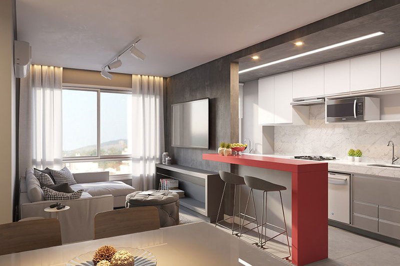 Apartamento com suíte no Jardim Botânico Rua Chile Porto Alegre - 