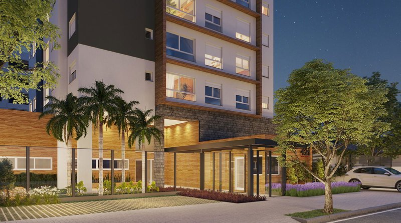 Apartamento com suíte no Jardim Botânico Rua Chile Porto Alegre - 