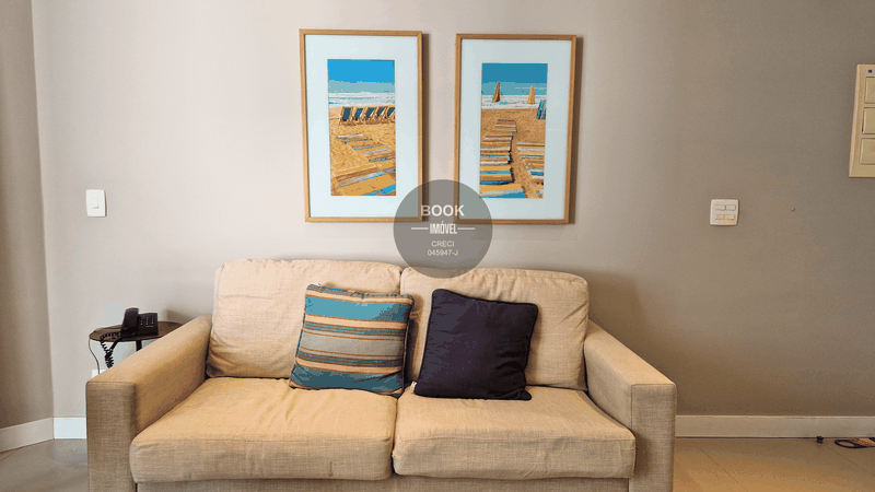 Apartamento Mobiliado com Vista Mar   Av. Mal. Floriano Peixoto Santos - 