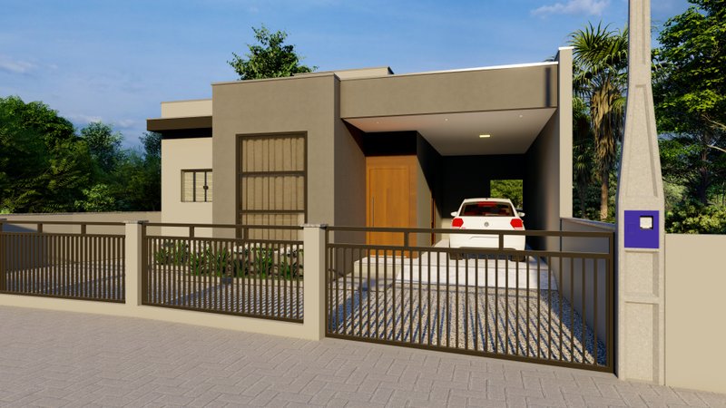 CASA COM 2 DORMITÓRIOS NO LAGEADO BAIXO  Guabiruba - 