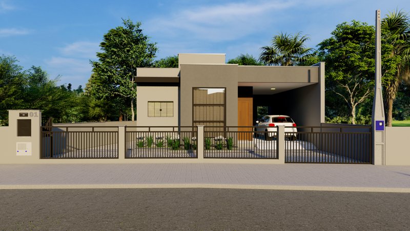 CASA COM 2 DORMITÓRIOS NO LAGEADO BAIXO  Guabiruba - 