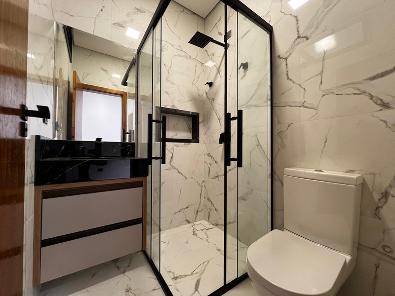 Casa Moderna com Área Gourmet e Piscina no Mosaico da Serra  Mogi das Cruzes - 