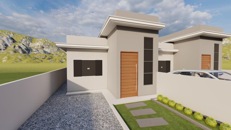 CASA COM 1 SUÍTE MAIS 2 DORMITÓRIOS NA POMERÂNIA  Guabiruba - 