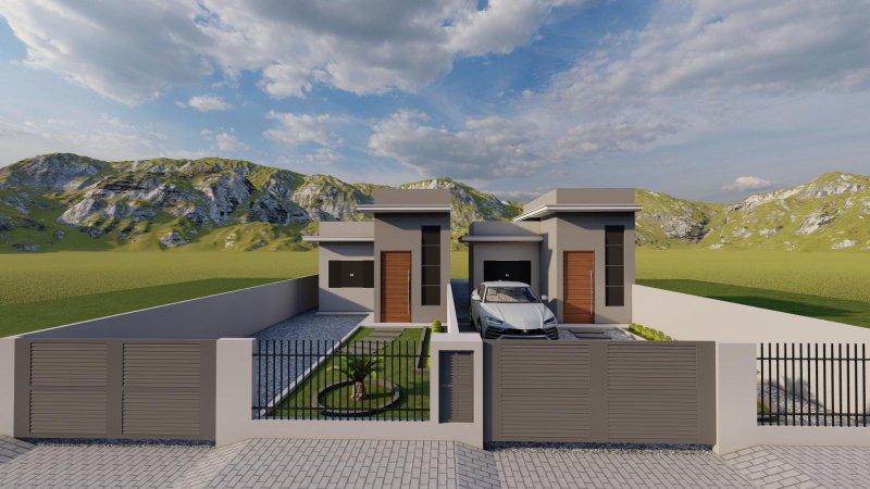 CASA COM 1 SUÍTE MAIS 2 DORMITÓRIOS NA POMERÂNIA  Guabiruba - 