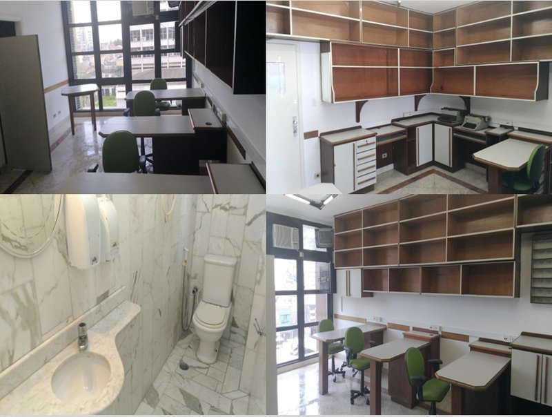 🏢 Conjunto Comercial para Loca&ccedil;&atilde;o &ndash; Centro de Santos/SP Praça República Santos - 