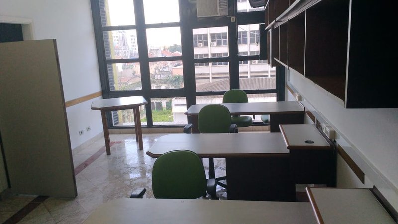 🏢 Conjunto Comercial para Locação – Centro de Santos/SP Praça República Santos - 