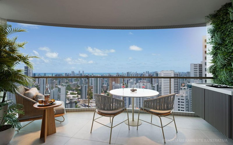 3 quartos (1 suíte). 87,5m². Closet. Varanda Gourmet. 02 vagas de garagem Rua Amaro Coutinho Recife - 