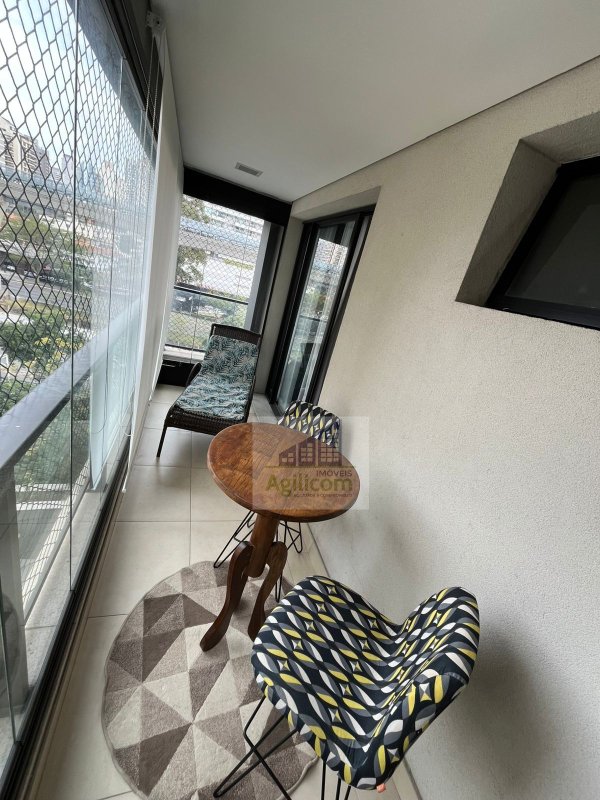 STUDIO DE 39M² E 1 VAGA DE GARAGEM E MOBILIADO  À VENDA E PARA LOCAÇÃO EM CAMPO BELO, Rua Gabriele D'Annunzio São Paulo - 