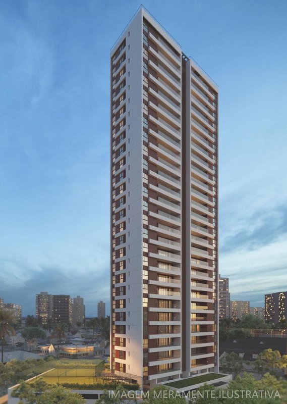 4 quartos (03 suítes). 163,75m². Varanda Gourmet. 1 suíte com closet. 03 vagas de garagem Avenida Santos Dumont Recife - 