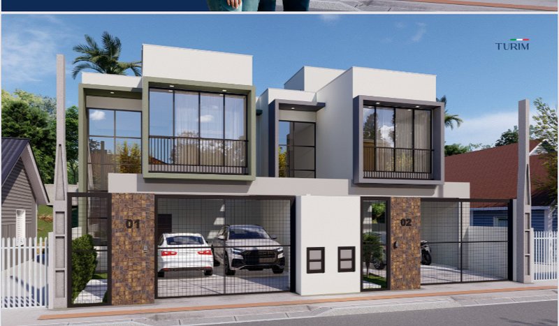 CASA COM 1 SUÍTE MAIS 2 DORMITÓRIOS NA GUABIRUBA SUL  Guabiruba - 