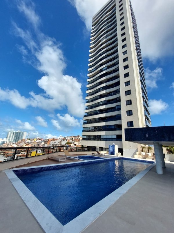 APARTAMENTO NASCENTE 2 QUARTOS SUÍTE VARANDA PISCINA 2 GARAGENS À VENDA NO RIO VERMELHO! Rua Ismael de Barros Salvador - 