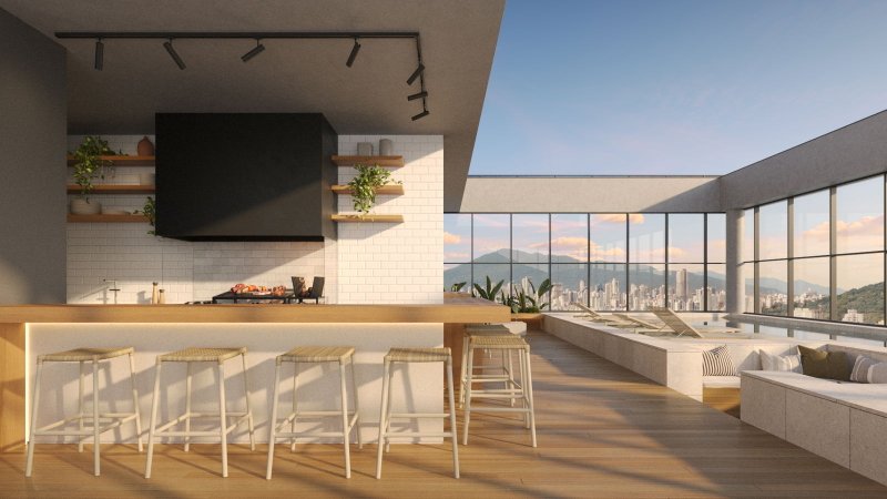 Apartamento|studio andar alto em Itapema R. 106 A Itapema - 
