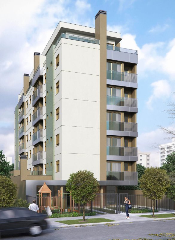 Apartamento duplex com sacada e churrasqueira Rua Isidoro Tressi Porto Alegre - 