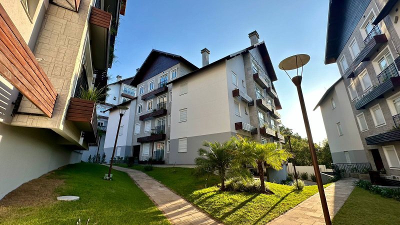 Apartamento com suíte e churrasqueira em Gramado Rua Prefeito Dinnebier Gramado - 