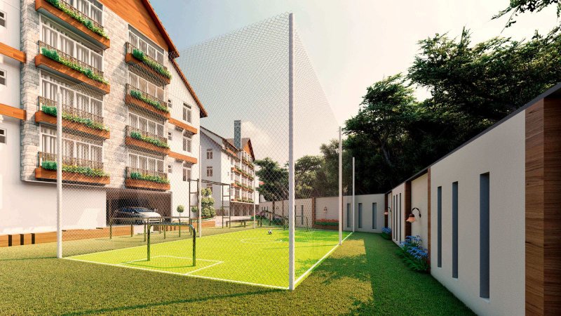Apartamento com suíte e churrasqueira em Gramado Rua Prefeito Dinnebier Gramado - 