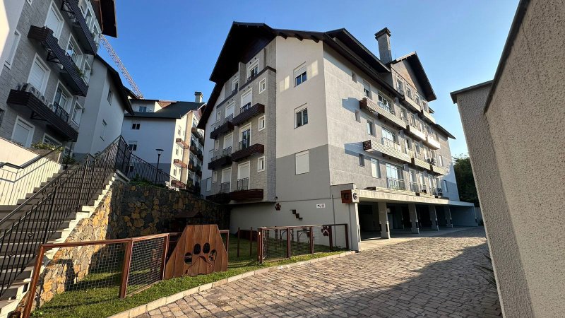Apartamento com suíte e churrasqueira em Gramado Rua Prefeito Dinnebier Gramado - 