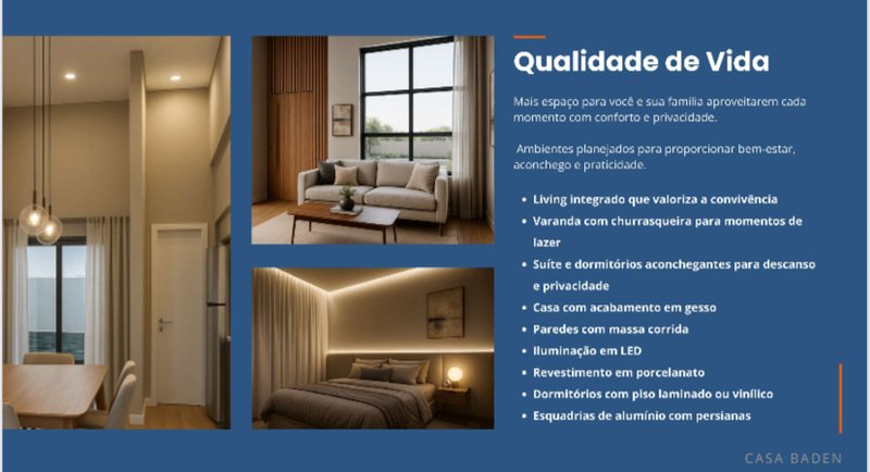 CASA COM 1 SUÍTE MAIS 2 DORMITÓRIOS NA GUABIRUBA SUL  Guabiruba - 