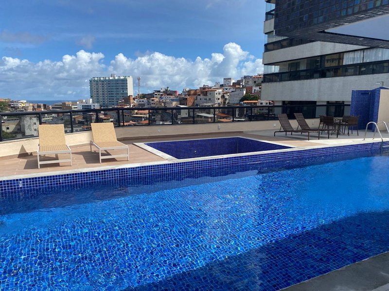 APARTAMENTO NASCENTE TOTAL QUARO SALA PISCINA GARAGEM À VENDA NO RIO VERMELHO! Ismael de Barros Salvador - 