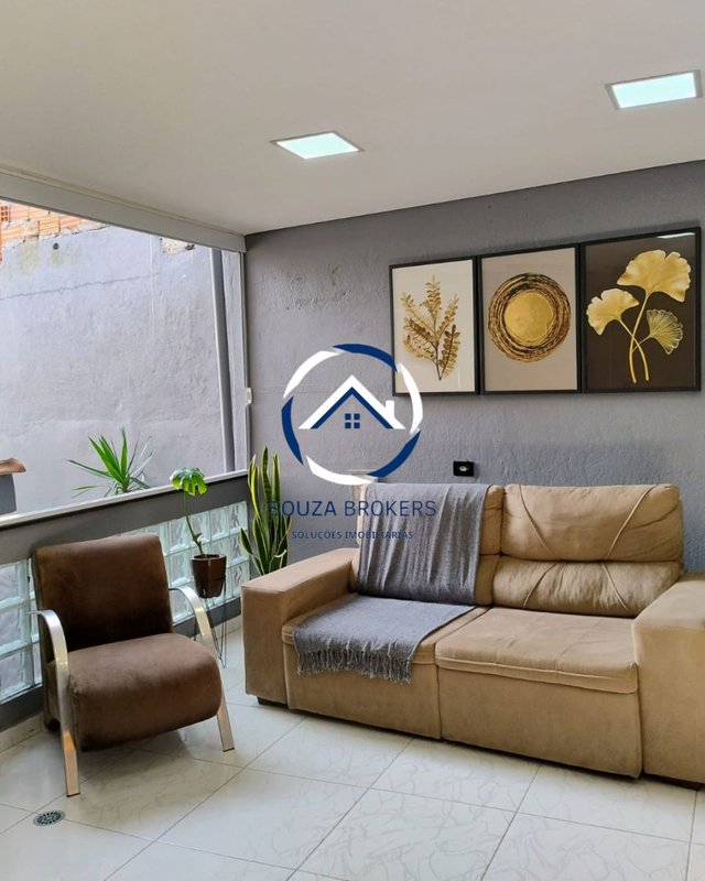 Lindo sobrado de 320m² no Bairro São Caetaninho em Ribeirão Pires  Ribeirão Pires - 