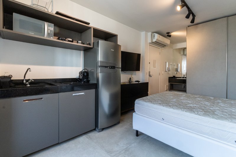 Apartamento Welconx Vista Livre Vila Olímpia 1 suíte Rua Gomes de Carvalho,  São Paulo - 
