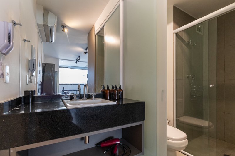 Apartamento Welconx Vista Livre Vila Olímpia 1 suíte Rua Gomes de Carvalho,  São Paulo - 