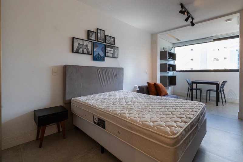 Apartamento Welconx Vista Livre Vila Olímpia 1 suíte Rua Gomes de Carvalho,  São Paulo - 