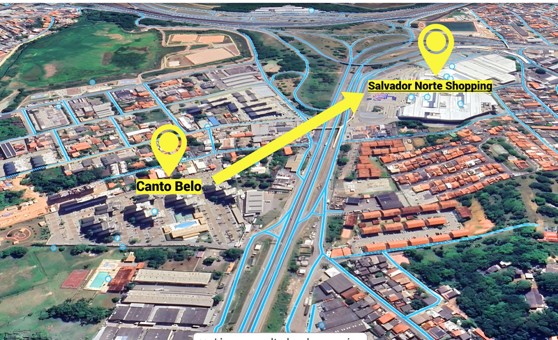 Alugo apartamento, 2/4 (1 Suíte) próximo ao Salvador Norte Shopping Rodovia BA-526 Salvador - 