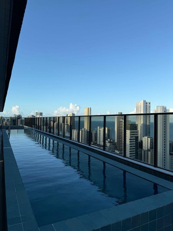 01 ou 02 quartos (1 suíte). 50.51m² e 61,50m². Nascente. Vista panorâmica Avenida Engenheiro Domingos Ferreira Recife - 