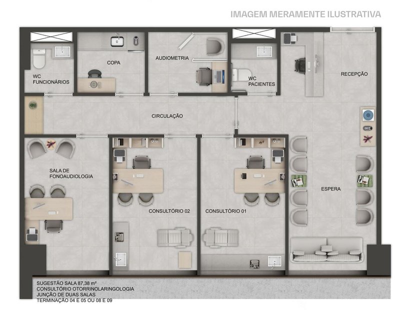 01 sala comercial. 36m², 37m² e 51,49m² Rua Padre Carapuceiro Recife - 