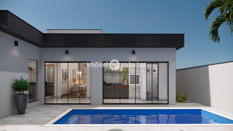 Casa do 2 suítes e gourmet com piscina no Reserva Central Parque | Avaré  Avaré - 