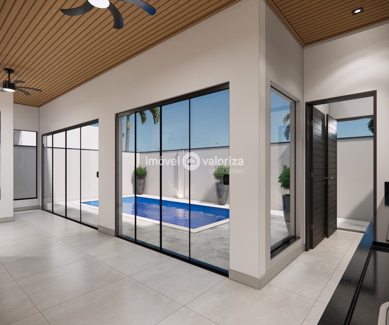 Casa do 2 suítes e gourmet com piscina no Reserva Central Parque | Avaré  Avaré - 