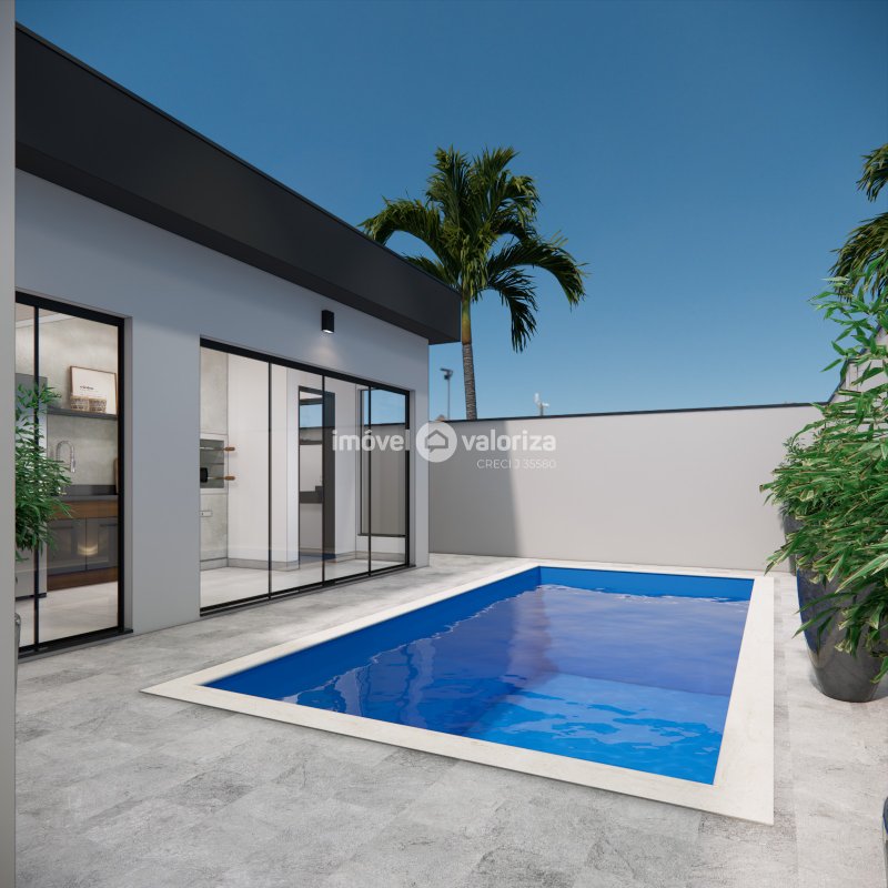 Casa do 2 suítes e gourmet com piscina no Reserva Central Parque | Avaré  Avaré - 