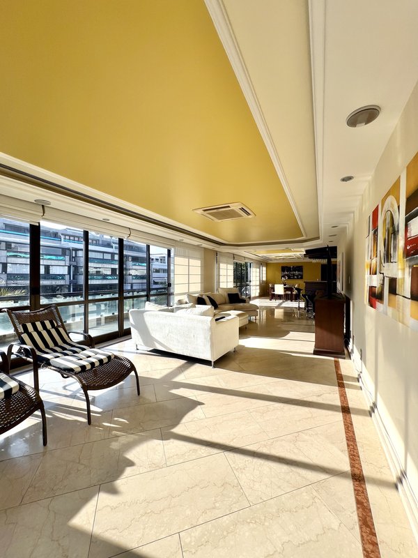 Apartamento amplo com vista mar e para a Pedra da Gávea  Rio de Janeiro - 