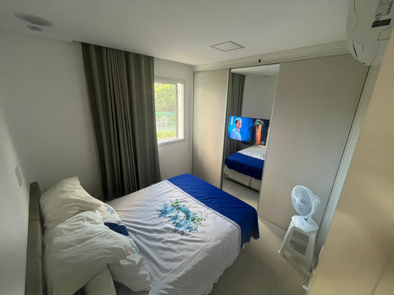 APARTAMENTO NASCENTE 3 QUARTOS SUÍTE VARANDA PISCINA 2 GARAGENS À VENDA EM PATAMARES! Avenida Alphaville Salvador - 