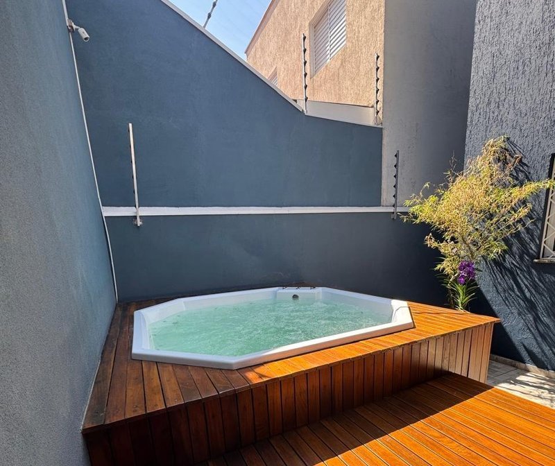 Sobrado 3 Dormitórios, Spa e Área Gourmet no Jardim Nathalie  Mogi das Cruzes - 