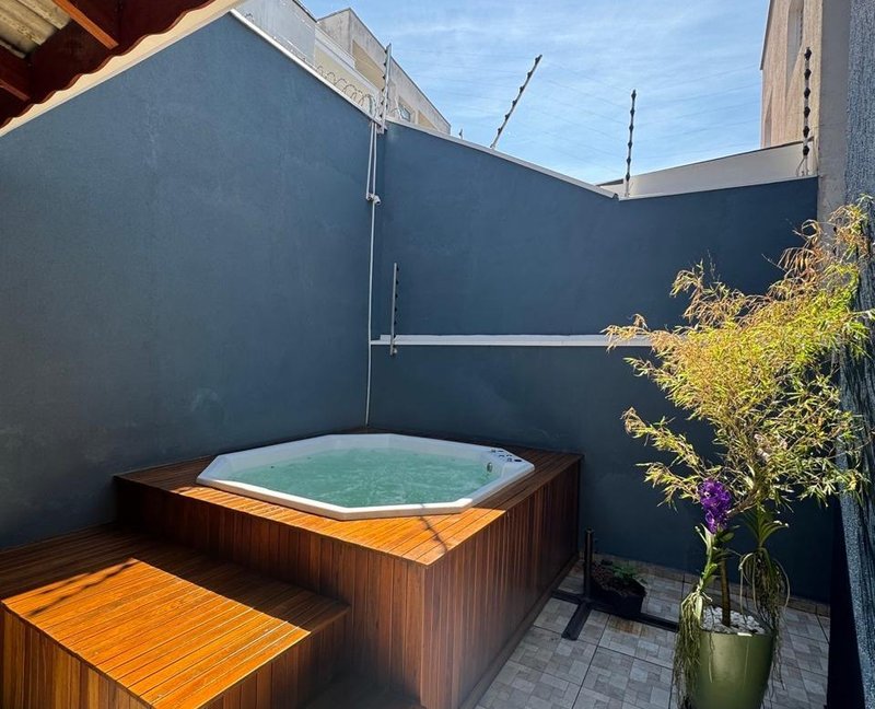 Sobrado 3 Dormitórios, Spa e Área Gourmet no Jardim Nathalie  Mogi das Cruzes - 