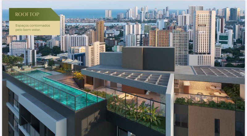 3 suítes. 88m². Varanda Gourmet. lavabo. Nascente. 2 vagas de garagem Rua São Salvador Recife - 