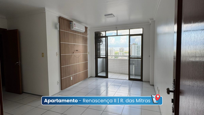 Apartamento para alugar – 105m², 3 suítes, no Renascença II Rua das Mitras São Luís - 