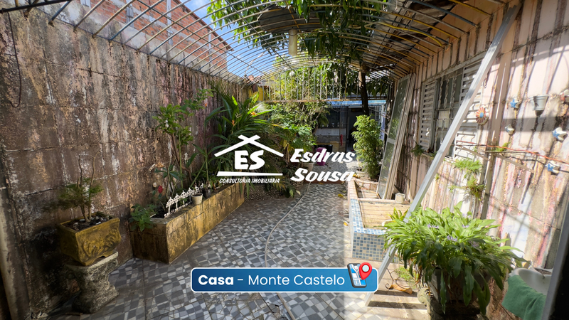 CASA À VENDA NO MONTE CASTELO Rua Castro Alves São Luís - 