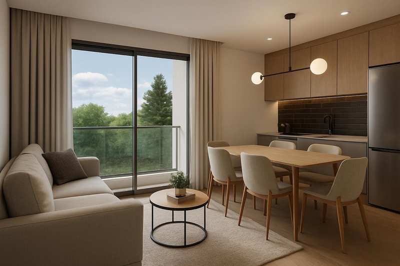 APARTAMENTO COM 1 SUÍTE MAIS 1 DORMITÓRIO NO GUARANI  Brusque - 