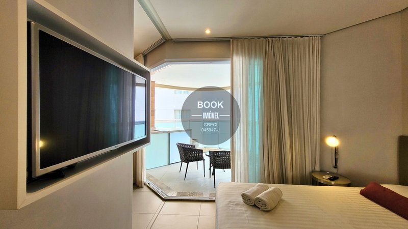 Apartamento mobiliado com vista mar lateral no Estanconfor   Av. Mal. Floriano Peixoto Santos - 