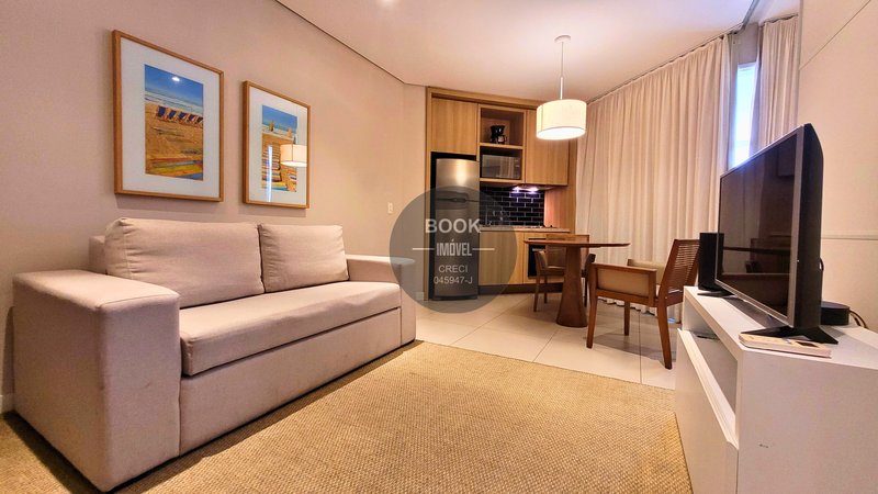 Apartamento mobiliado com vista mar lateral no Estanconfor   Av. Mal. Floriano Peixoto Santos - 