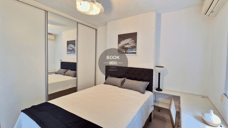 Amplo Apartamento com Vista para o Mar espetacular no Cristal Park Av. Bartolomeu de Gusmão Santos - 