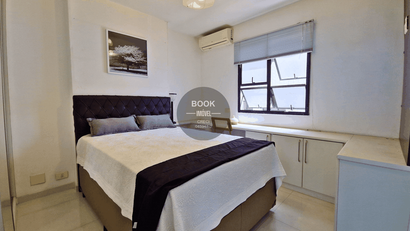 Amplo Apartamento com Vista para o Mar espetacular no Cristal Park Av. Bartolomeu de Gusmão Santos - 