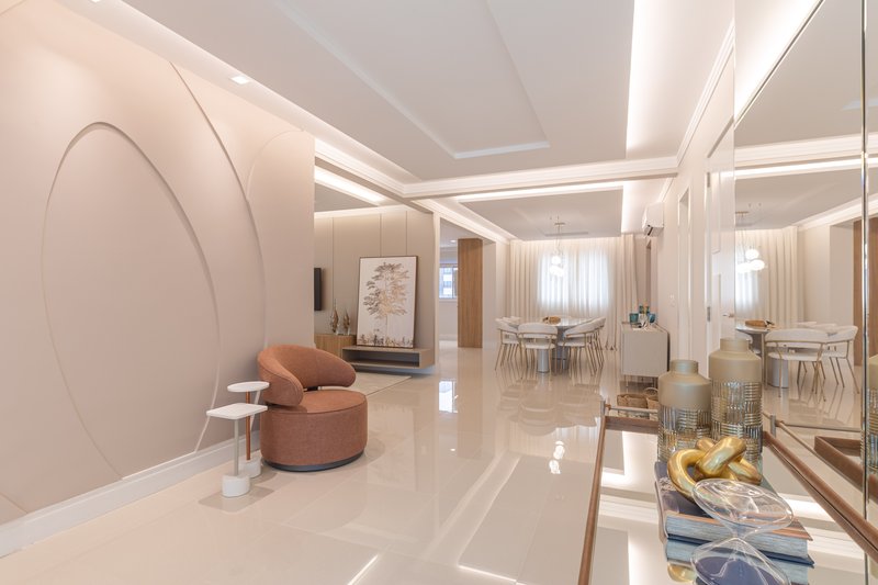 Apartamento completo com lazer, conforto e segurança em empreendimento de alto padrão Rua 294 Itapema - 