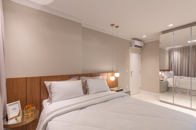 Apartamento completo com lazer, conforto e segurança em empreendimento de alto padrão Rua 294 Itapema - 